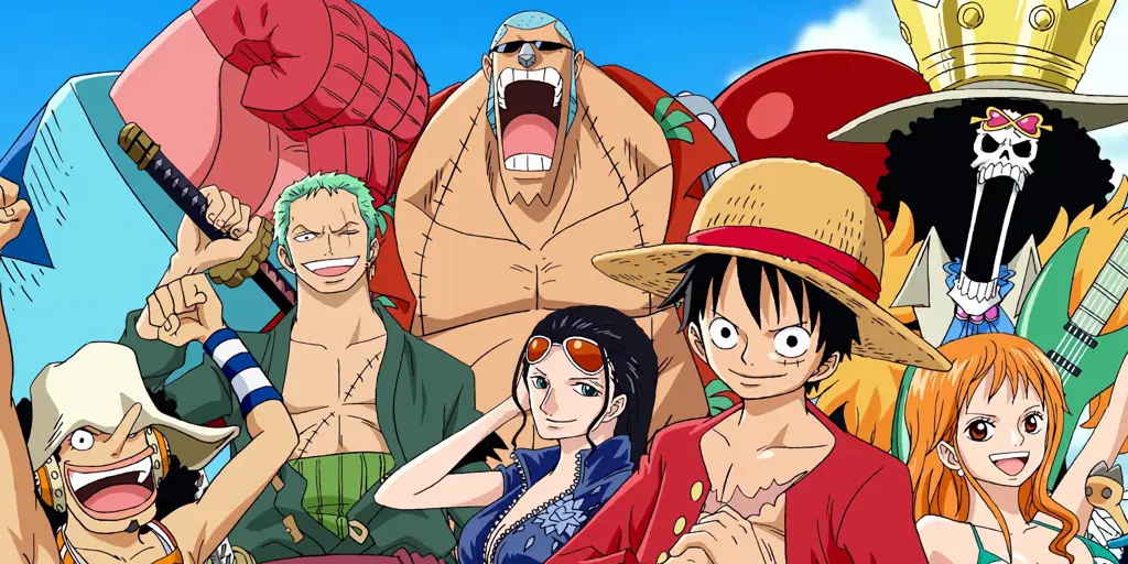 Gambar Kru Topi Jerami dalam One Piece