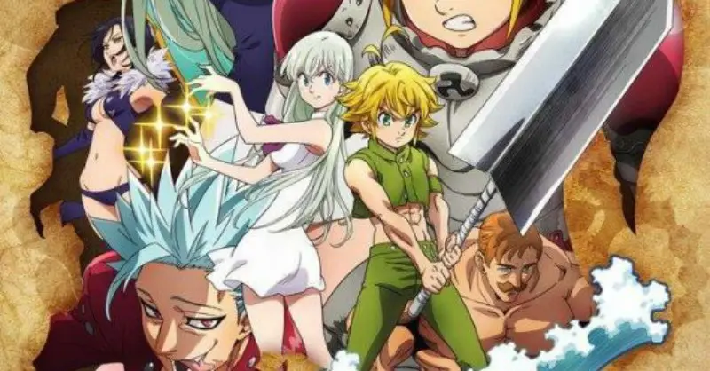 Gaya animasi pada opening 3 Nanatsu no Taizai