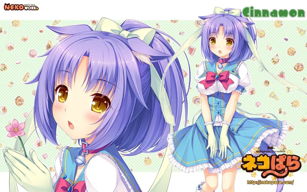 Cuplikan gambar dari anime Nekopara