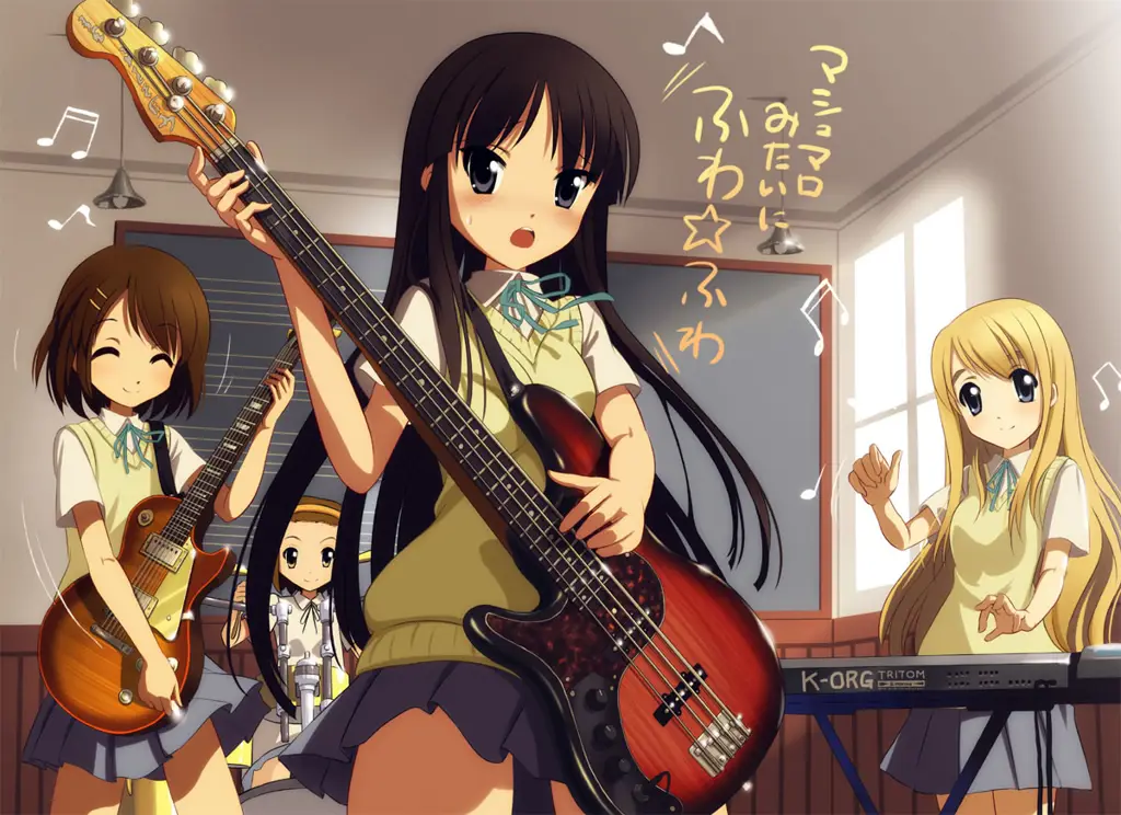 Adegan-adegan penampilan musik dalam anime K-On!