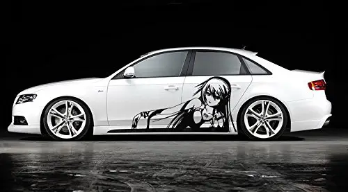 Stiker anime mobil dengan kualitas terbaik, warna cerah dan tahan lama.