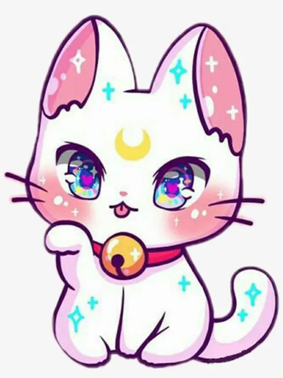 Gambar kucing anime lucu