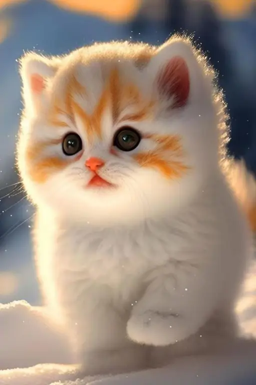 Wallpaper 3D Kucing Lucu