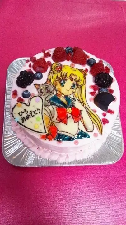 Gambar kue ulang tahun anime yang lucu