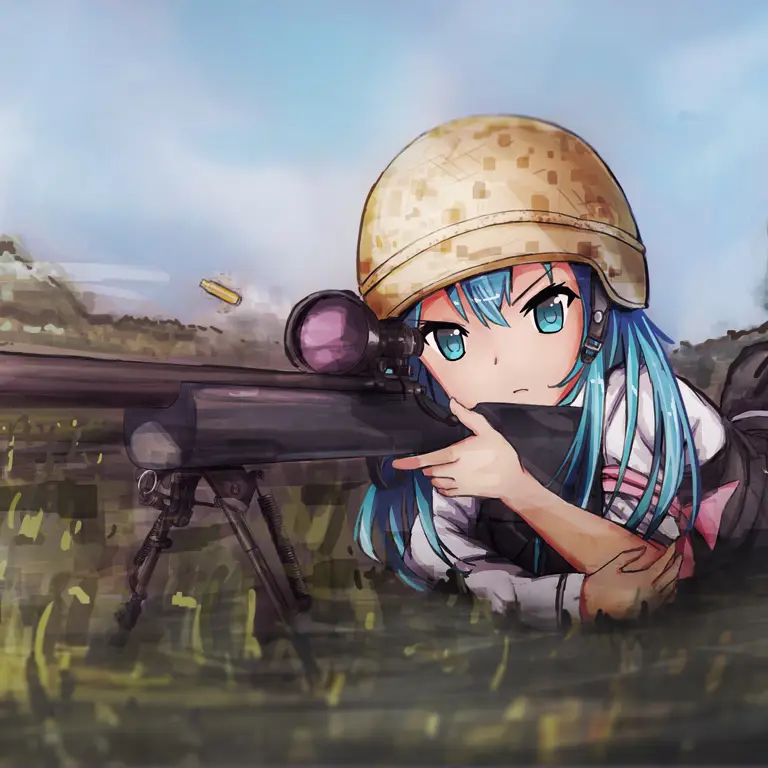 Fanart PUBG bertema anime