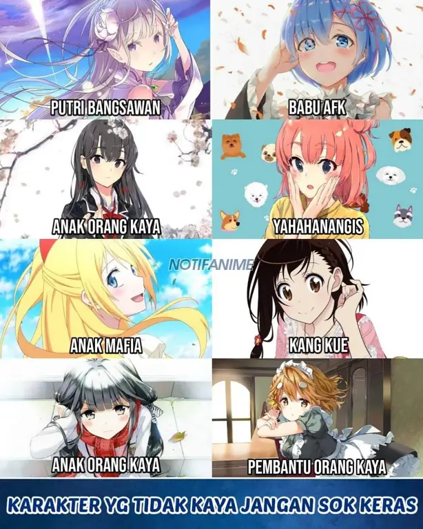 Meme Anime Indonesia yang lucu dan relatable