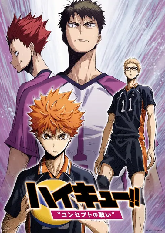 Gambar kunci seni OVA Haikyuu!!