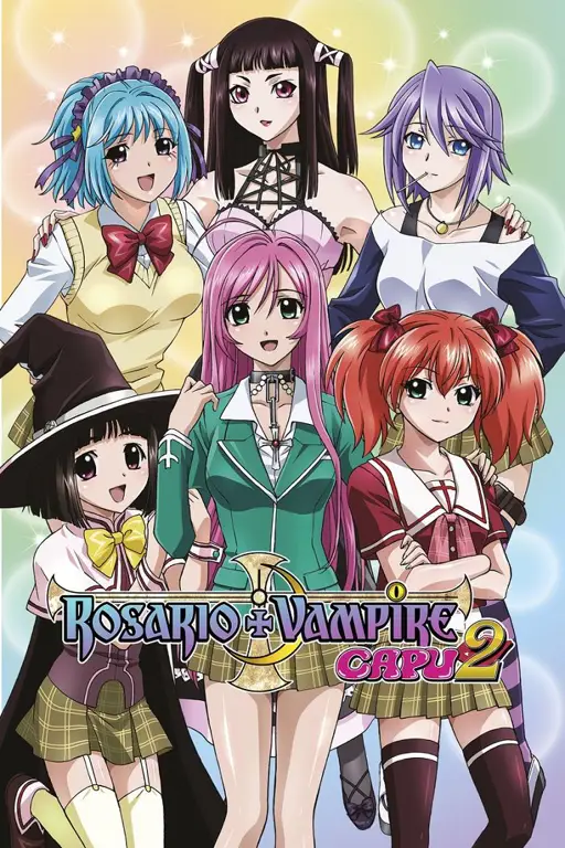 Gambar kunci seni Rosario + Vampire Season 2