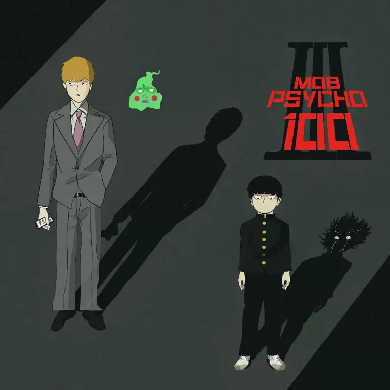 Gambar kunci visual untuk Mob Psycho 100 season 3