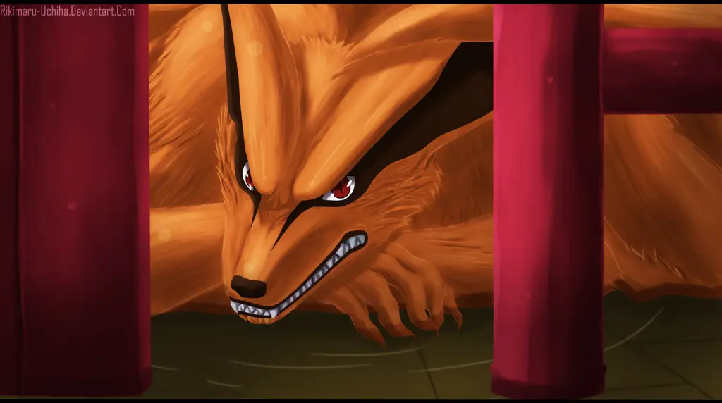 Gambar Kurama, rubah sembilan ekor dari Naruto