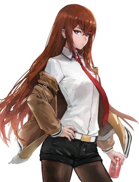 Gambar Kurisu Makise dari Steins;Gate