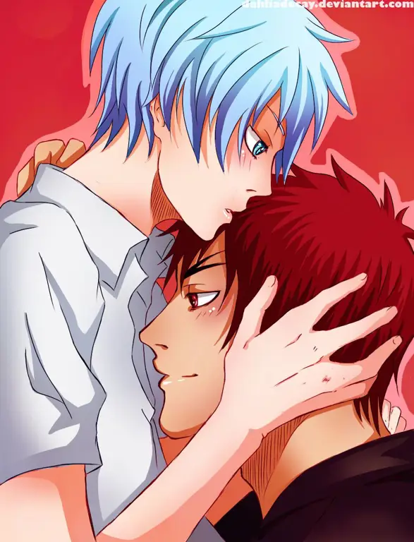 Gambar Kuroko Tetsuya dan Kagami Taiga