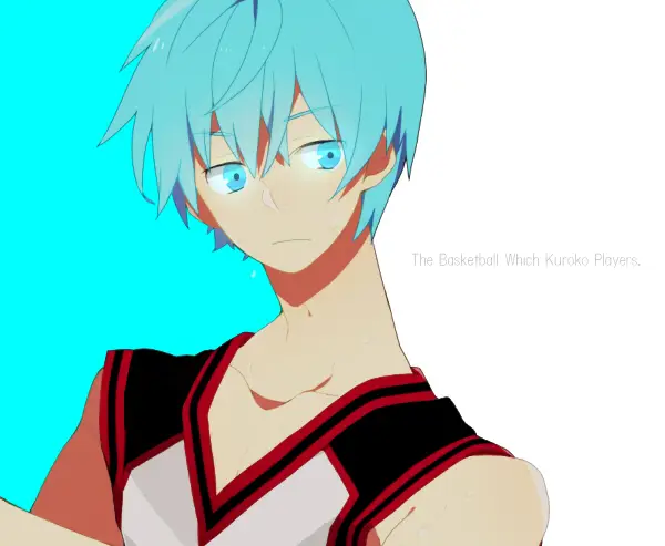 Gambar Kuroko Tetsuya bermain basket untuk Seirin