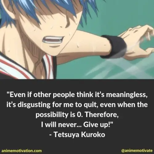 Gambar Kuroko Tetsuya, karakter utama dalam anime Kuroko no Basket