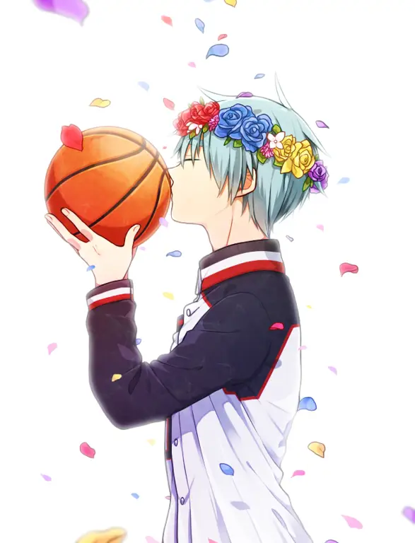 Gambar Kuroko Tetsuya, karakter utama Kuroko no Basket