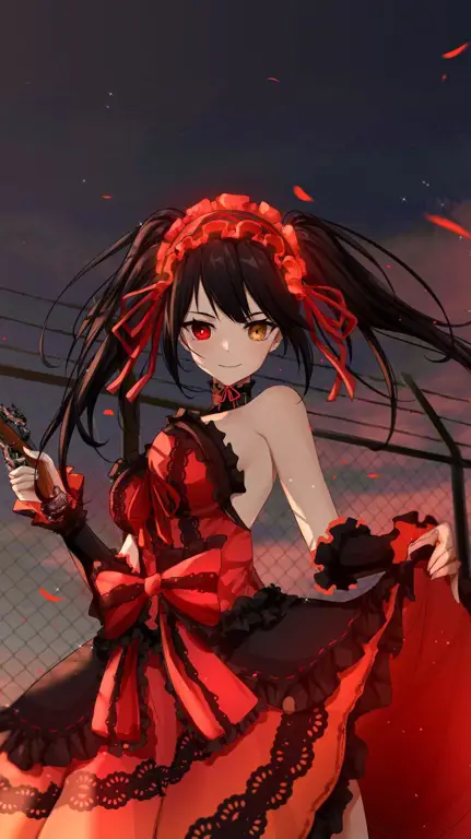 Gambar Kurumi Tokisaki dari anime Date A Live