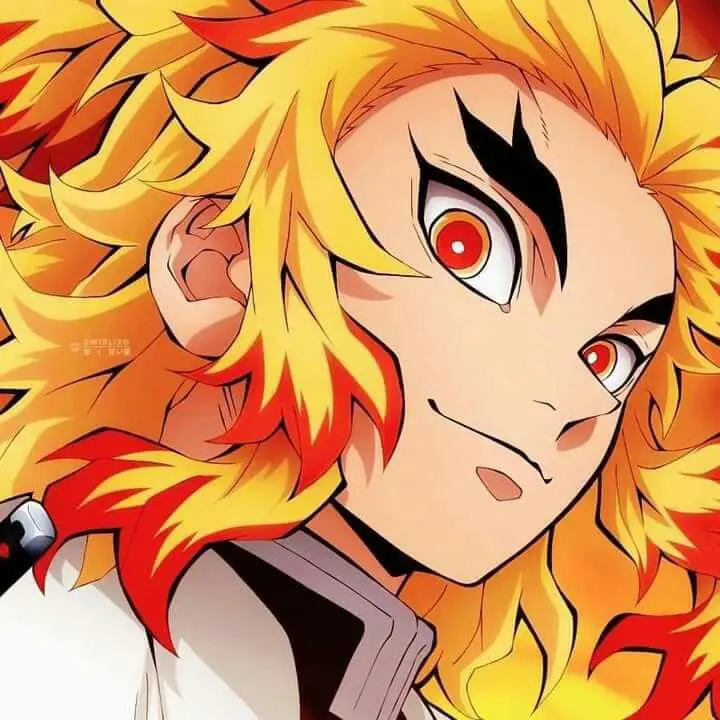 Kyojuro Rengoku, Pilar Api yang menginspirasi Gambar Rengoku Kyojuro, salah satu Hashira di Kimetsu no Yaiba