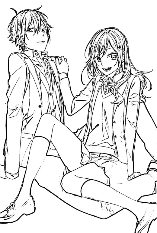 Gambar Kyoko dan Miyamura