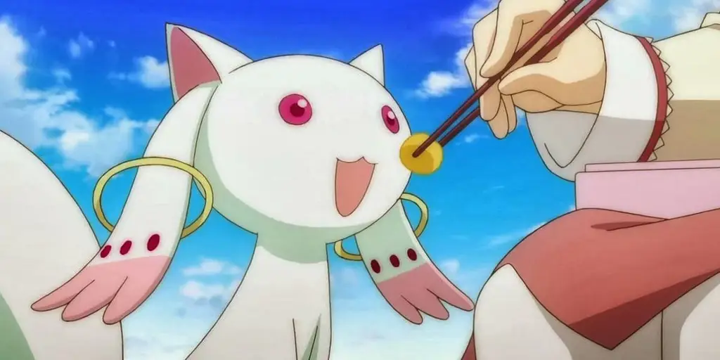 Kyubey, makhluk misterius dalam anime Mahou Shoujo Madoka Magica