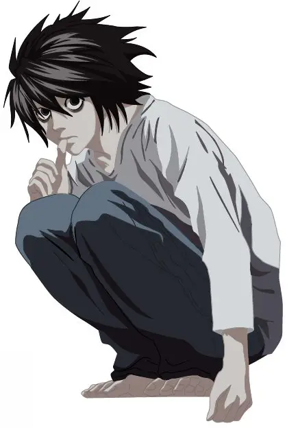 Gambar L Lawliet dari Death Note