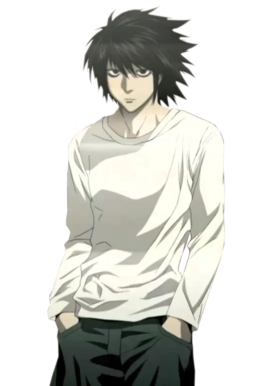 Gambar L Lawliet, detektif jenius