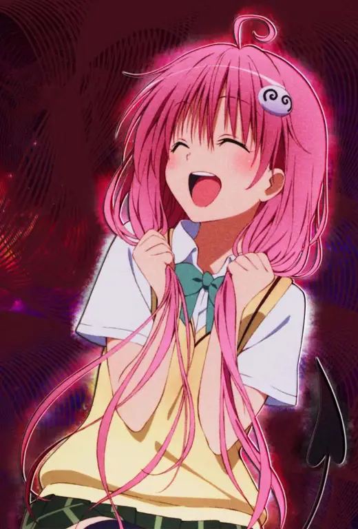 Gambar Lala Satalin Deviluke, karakter utama wanita dalam To Love Ru