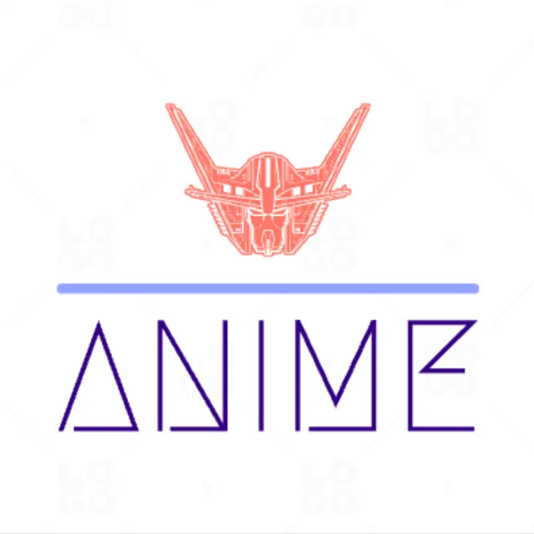 Contoh desain logo anime yang menggunakan lambang sebagai elemen utama