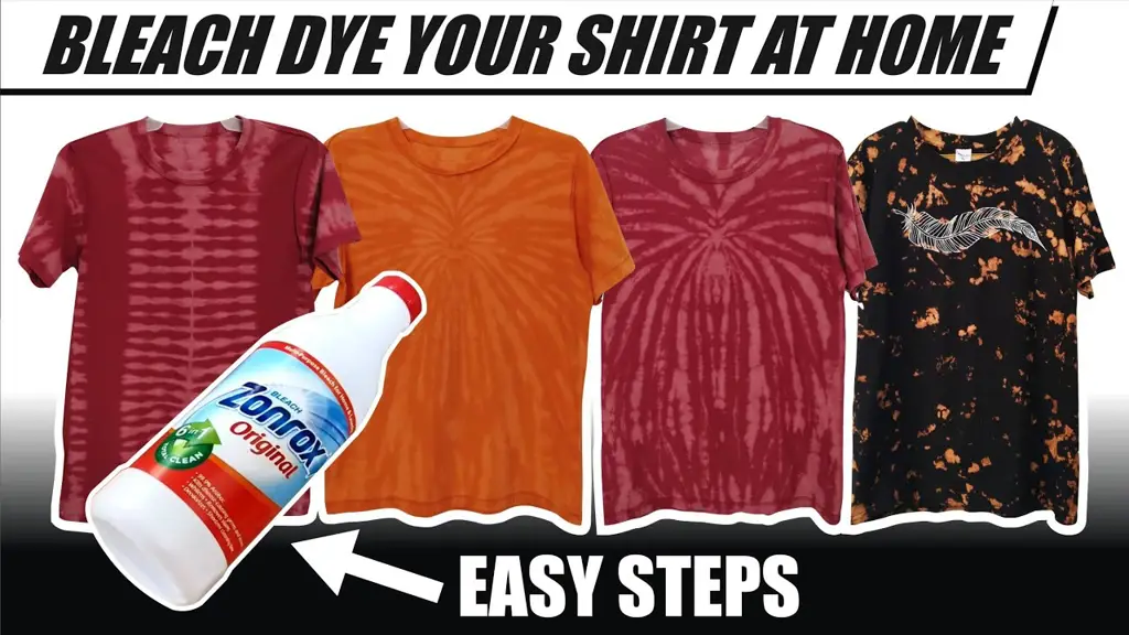 Tutorial pewarnaan kaos Natal dengan teknik bleach