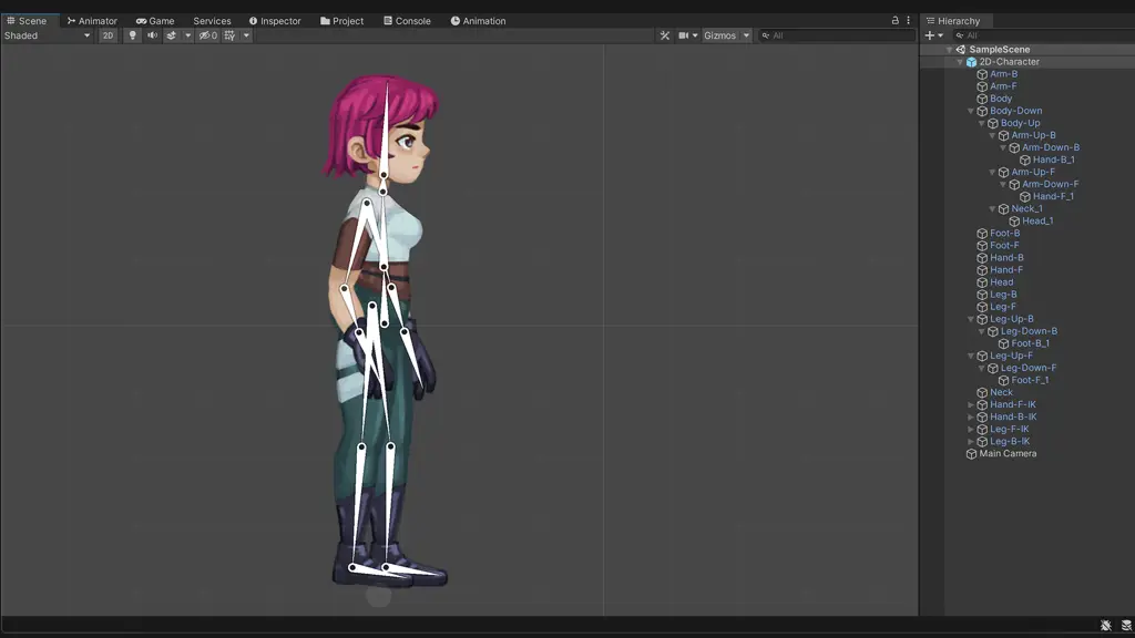 Tutorial rigging karakter anime