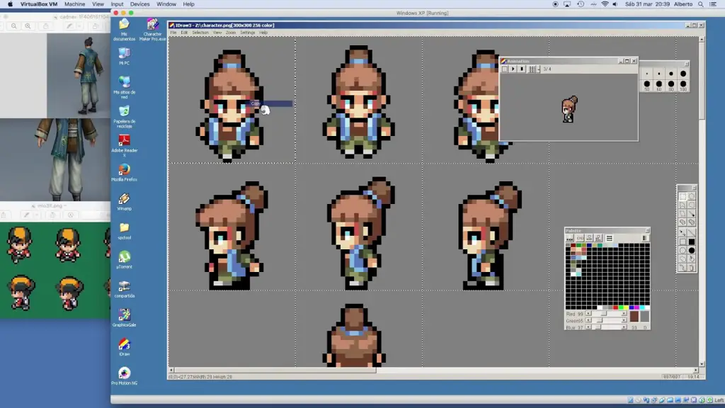 Tutorial membuat pixel art anime chibi