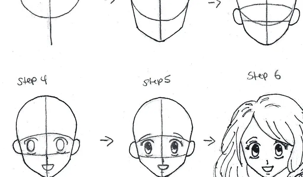 Tutorial menggambar anak laki-laki anime