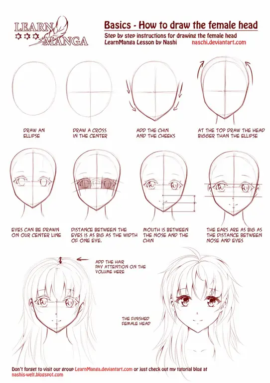 Tutorial menggambar anime dari belakang