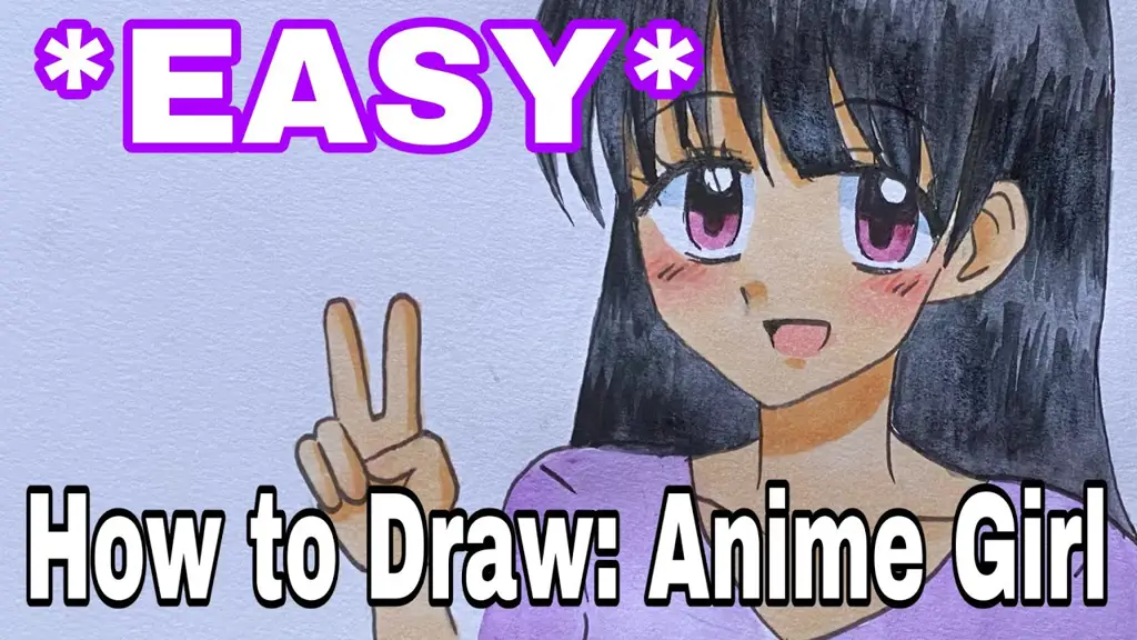 Tutorial menggambar anime mudah