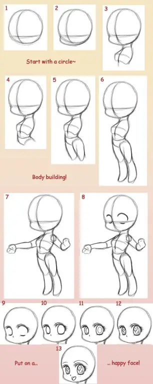 Tutorial menggambar chibi yang mudah