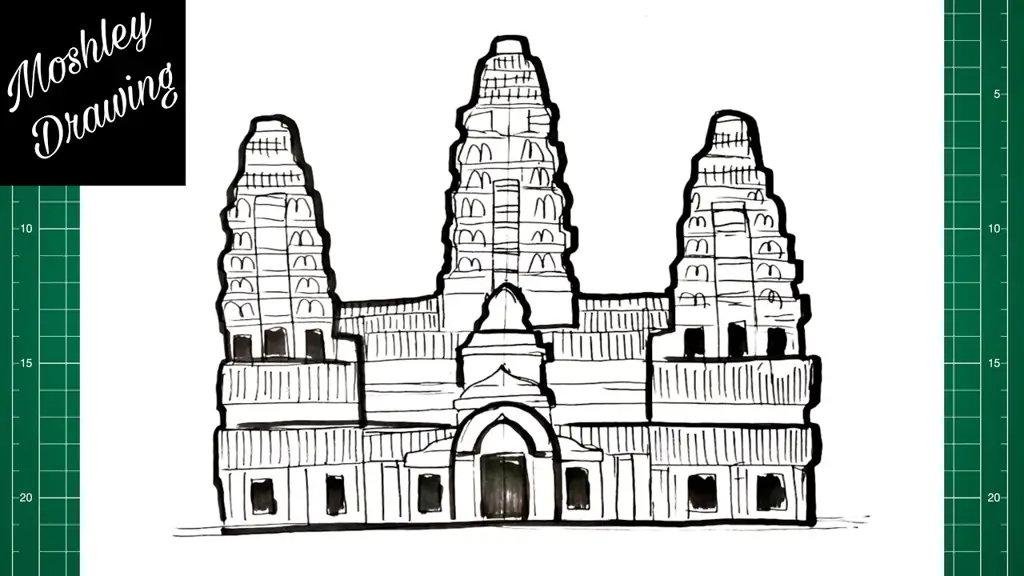 Gambar sederhana Angkor Wat