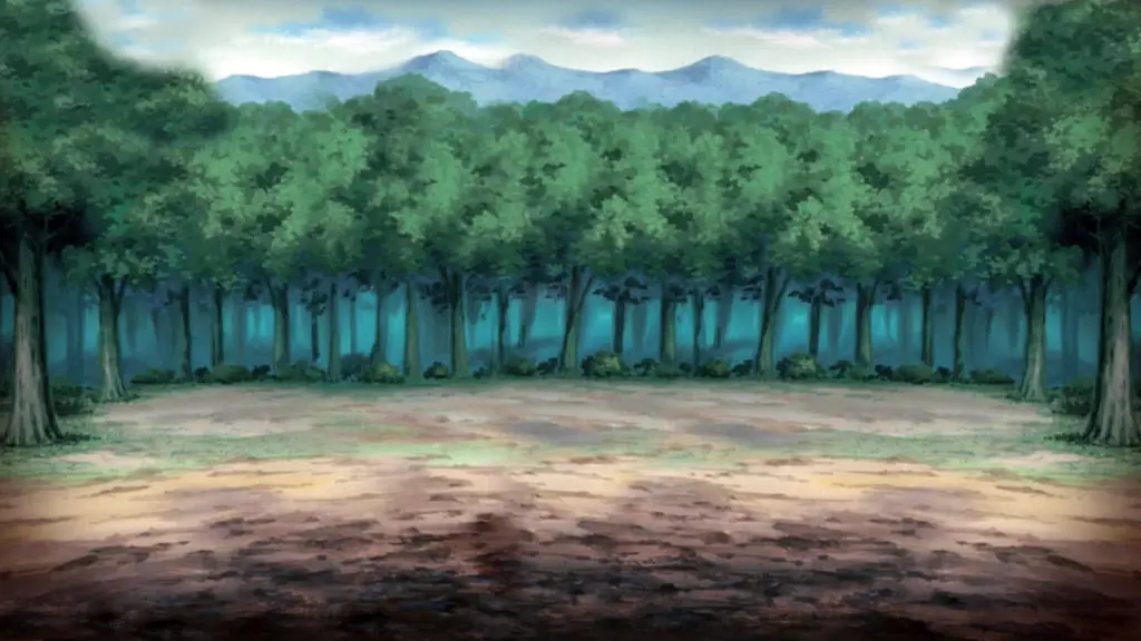 Pemandangan alam dalam anime Naruto