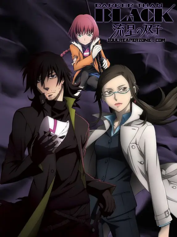 Pemandangan latar anime Darker than Black: Ryuusei no Gemini