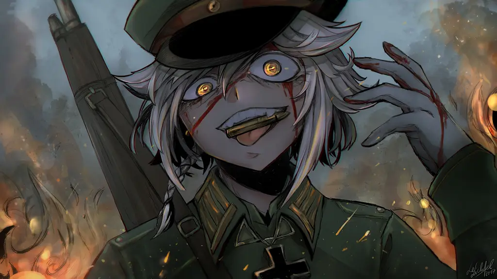 Pemandangan dari anime Youjo Senki