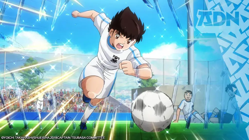 Gambar lapangan sepak bola Captain Tsubasa