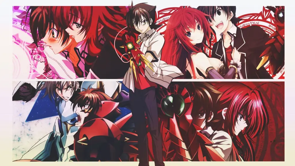 Pemandangan latar dalam anime High School DxD