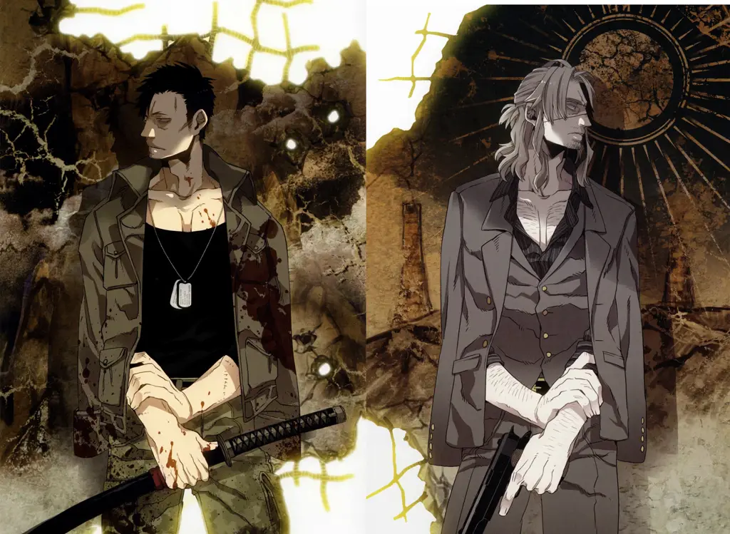 Gambar latar belakang anime gangster yang keren dan stylish