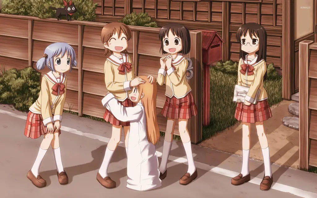 Gambar pemandangan dan latar anime Nichijou