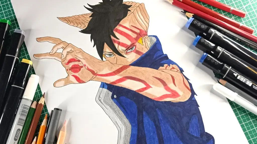 Boruto dan Kawaki berlatih bersama dalam sebuah montage yang intens.