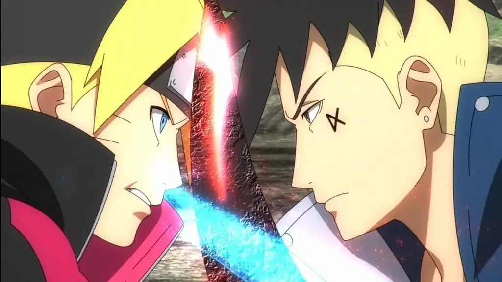 Latihan Keras Boruto dan Kawaki Boruto dan Kawaki berlatih keras