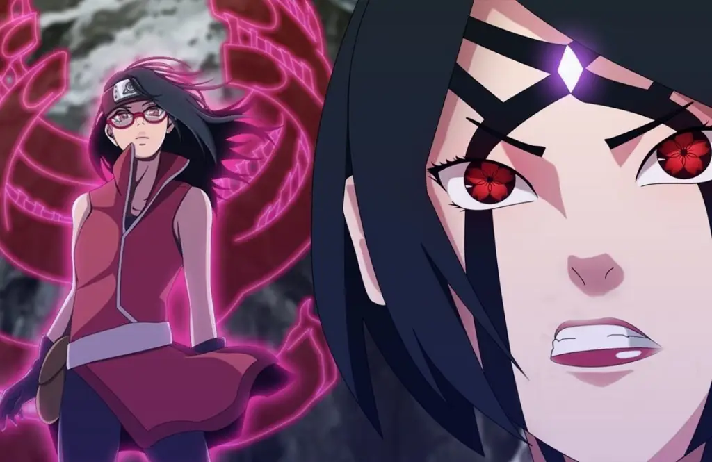 Latihan Keras Boruto dan Sarada Boruto dan Sarada berlatih bersama