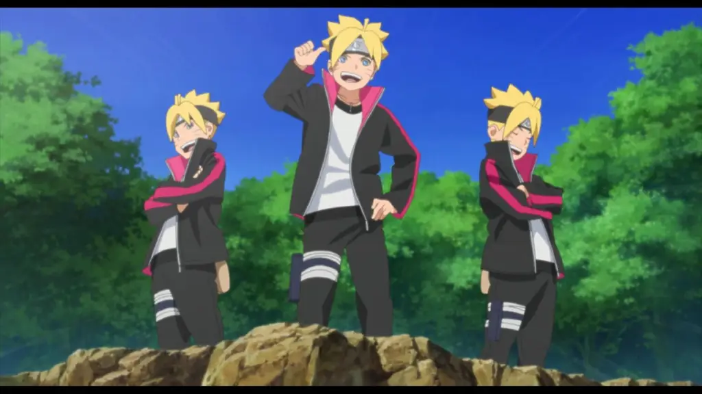 Boruto berlatih ninjutsu