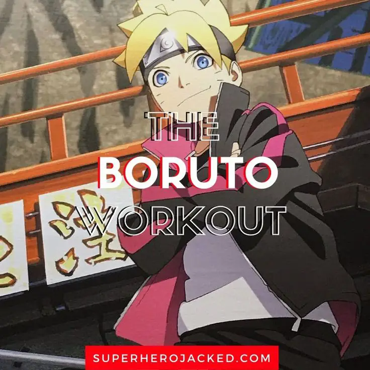 Boruto berlatih keras untuk meningkatkan kemampuannya.