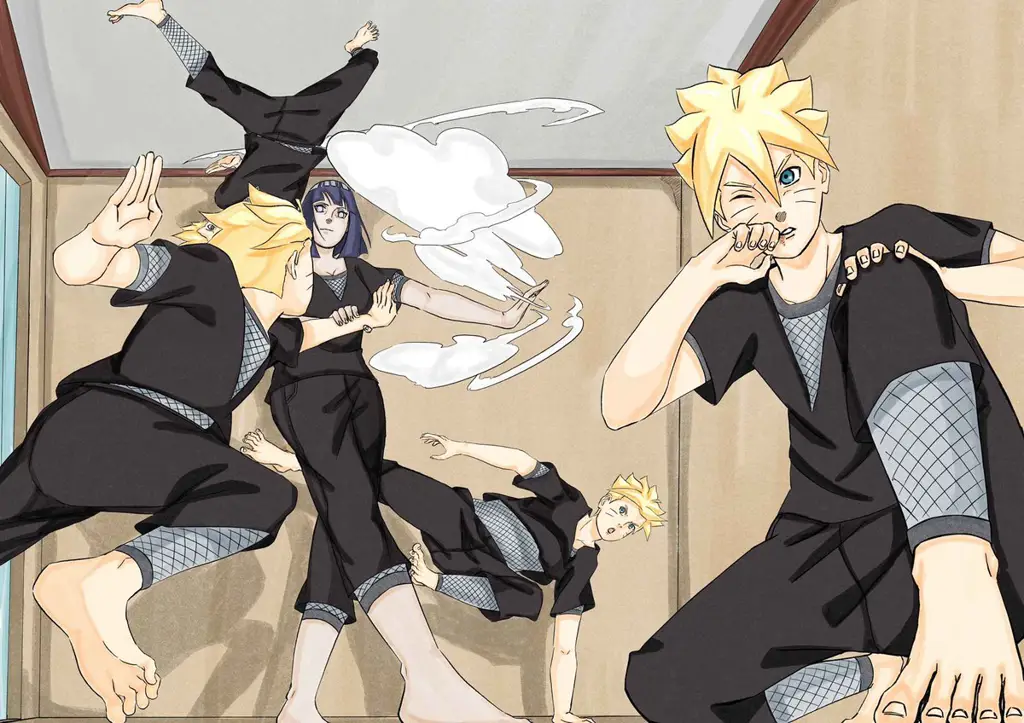 Boruto berlatih ninjutsu