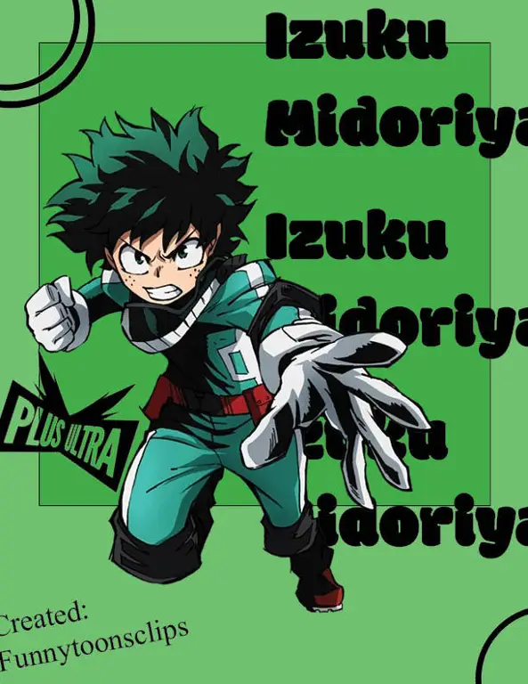 Izuku Midoriya berlatih keras untuk menguasai kekuatannya