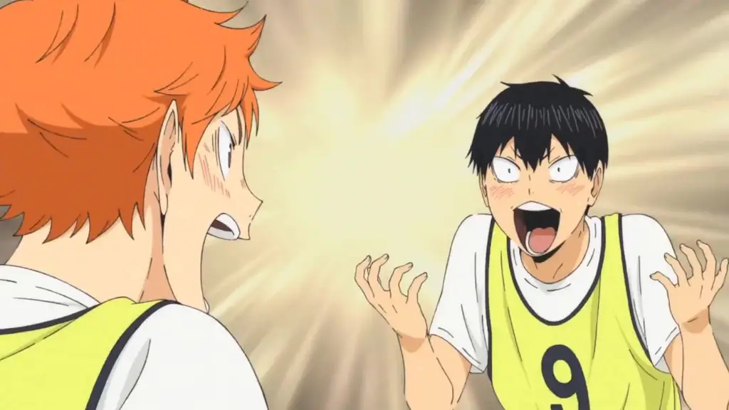 Hinata dan Kageyama berlatih bersama